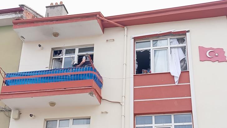 Piknik t&uuml;p&uuml; bomba gibi patladı! Camlar kırıldı, maddi hasar meydana geldi