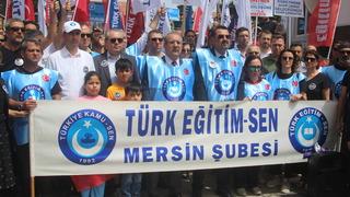 Adana ve çevre illerde eğitim sendikaları okul müdürünün öldürülmesini protesto etti