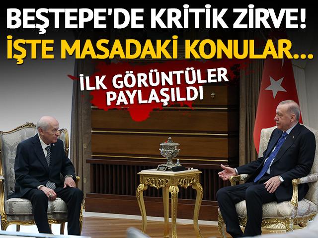 Beştepe'de kritik zirve! Erdoğan-Bahçeli görüşmesi başladı! İşte masadaki konular…