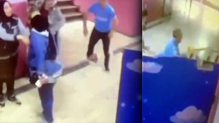 Bir okulda daha dehşet görüntüleri! Bu kez öfkeli veli ortalığı birbirine kattı: Müdürün odasını bastı, sandalyeyle kapıyı kırmaya çalıştı