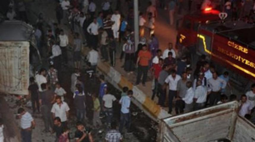 Cizre&rsquo;de kaza: 2 &ouml;l&uuml;, 6 yaralı