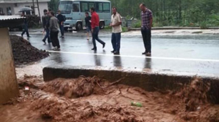 Rize'de dehşet verici görüntüler