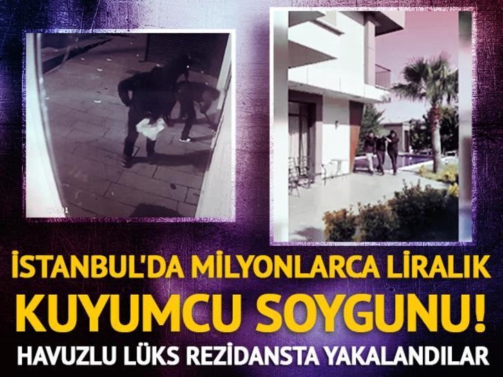 İstanbul'da milyonlarca liralık kuyumcu soygunu! Şüpheliler silahlarıyla birlikte havuzlu lüks rezidansta yakalandı 18782098-728xauto