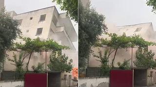 Yer: Hatay! 4 katlı bina saniyeler içerisinde tuzla buz oldu