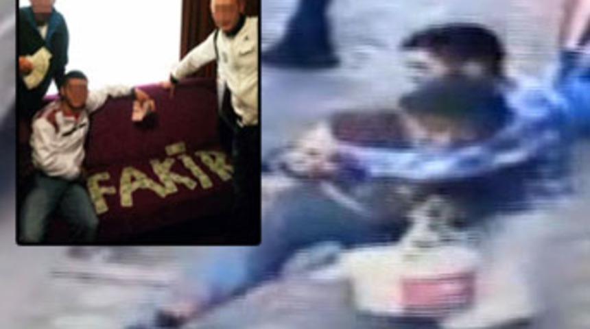 'Fakir' gaspçı kamerada