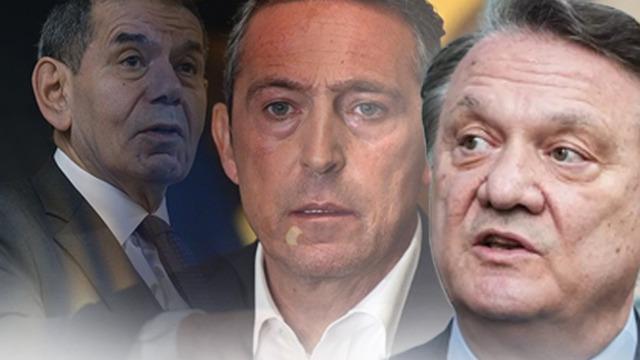 Fenerbahçe ve Beşiktaş'tan Dursun Özbek'in açıklamalarına sert cevap! ''Biz çocukların yanağını okşadık ama yanak okşatmadık''