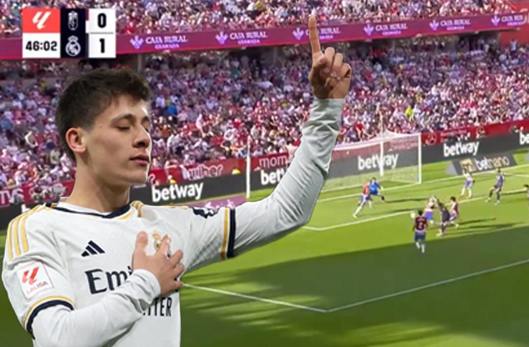 Arda G&uuml;ler, Real Madrid formasıyla gol atmayı hobi edindi! Milli oyuncu bu hafta da m&uuml;thiş bir gole imza attı...