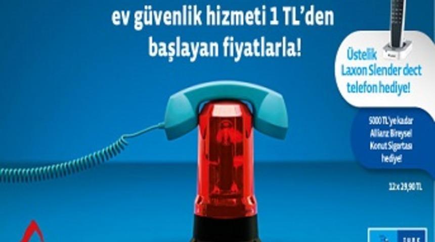 Ev telefonunuzla g&uuml;vendesiniz!