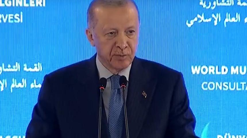 Cumhurbaşkanı Erdoğan'dan Filistin çağrısı! Bütün dünyayı davet etti