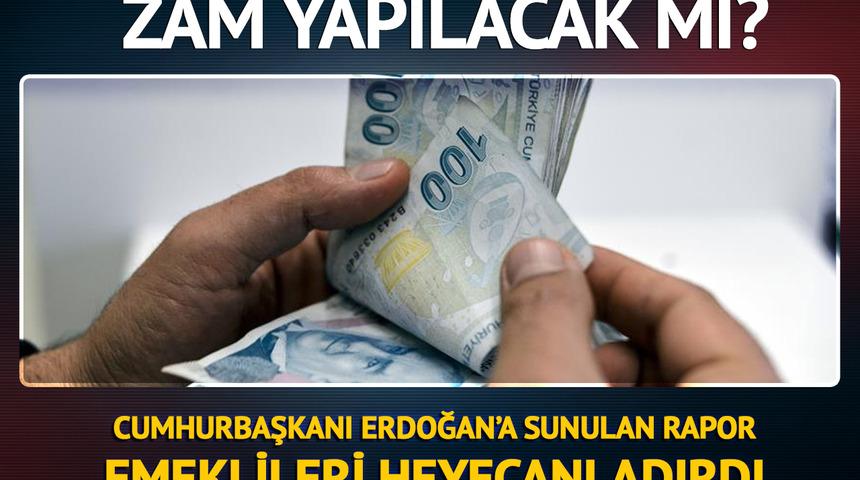 Cumhurbaşkanı Erdoğan'a sunulan rapor emeklileri heyecanlandırdı! Herkes bu sorunun yanıtını merak ediyor: Zam mı geliyor? 