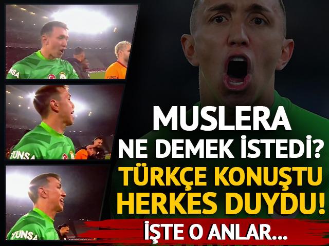 Muslera maç sonunda Türkçe konuştu, söylediklerine kimse anlam veremedi!