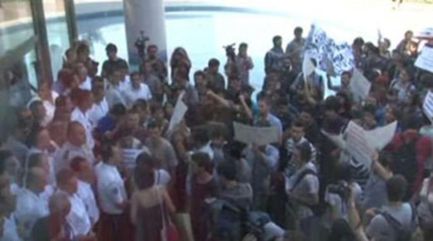 İTÜ'de öğrenci protestosu