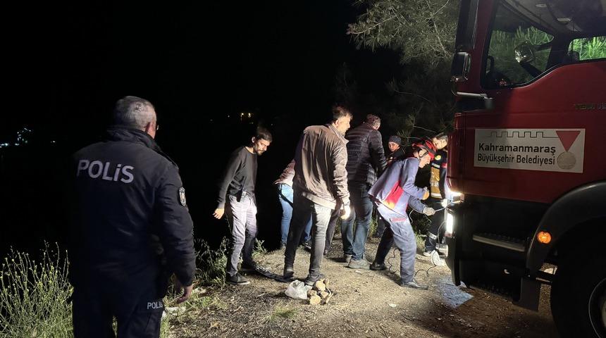 Kahramanmaraş'ta baraj gölüne düşen otomobildeki 1 kişi öldü, 1 kişi yaralandı