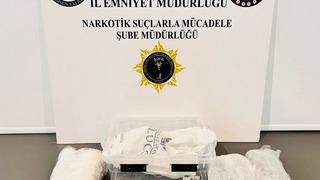 Samsun'da yolcu otobüsünde 1,5 kilogram uyuşturucu ele geçirildi