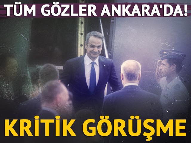Tüm gözler Ankara'da! Cumhurbaşkanı Erdoğan ile Yunanistan Başbakanı Miçotakis arasında kritik görüşme