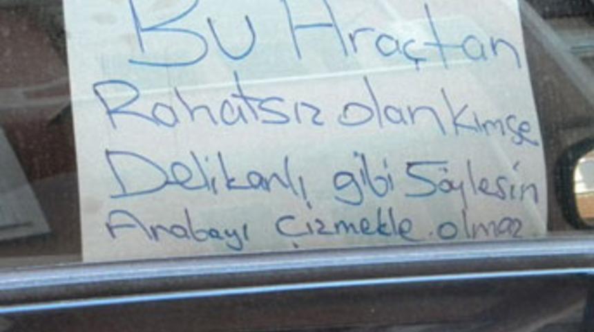 Otomobili s&uuml;rekli &ccedil;izilince...