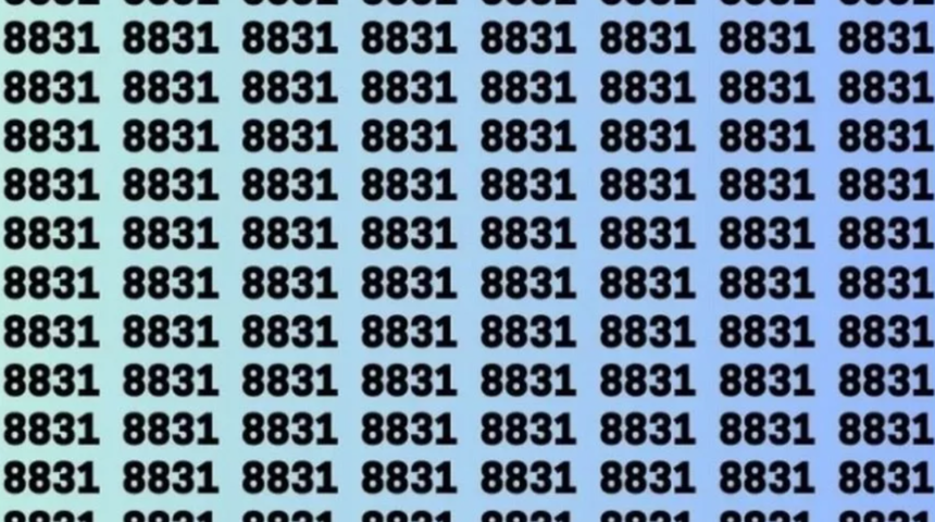 Resimdeki farklı sayıyı sadece s&uuml;per zekaya sahip kişiler 12 saniyede tespit edebiliyor!