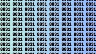 Resimdeki farklı sayıyı sadece süper zekaya sahip kişiler 12 saniyede tespit edebiliyor!