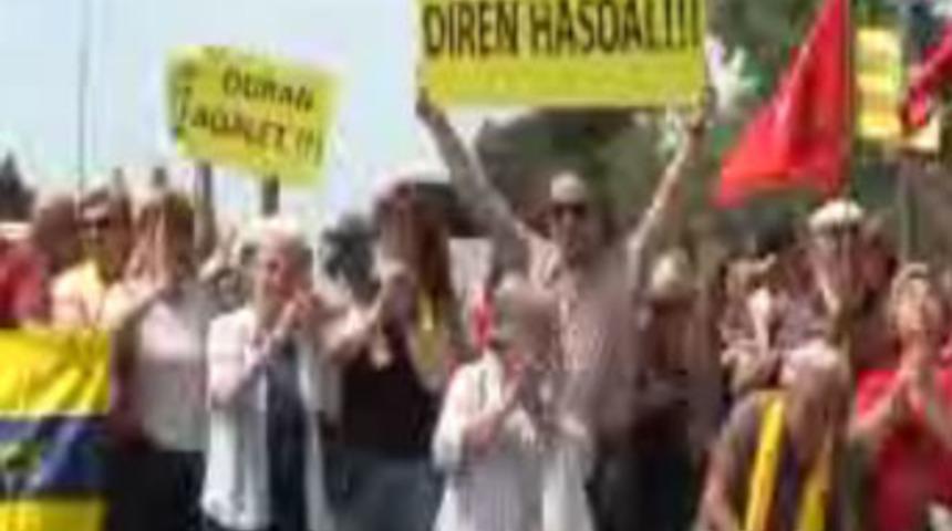 Hasdal'da subaylar a&ccedil;lık grevinde