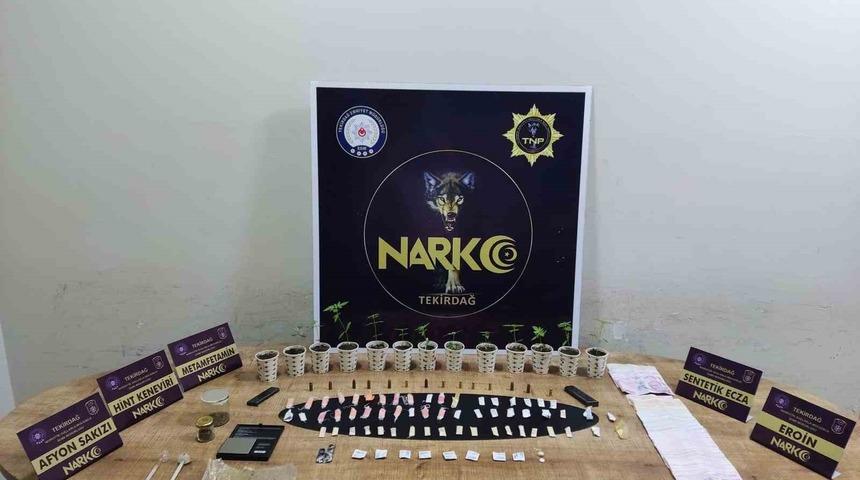 Tekirdağ’da uyuşturucu operasyonu: 3 kişi tutuklandı