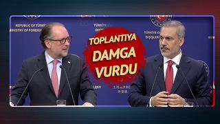 Kameralar karşısında o sözleri duyan Bakan Fidan itiraz etti! Sözü alır almaz yanıt verdi, toplantıya damga vurdu