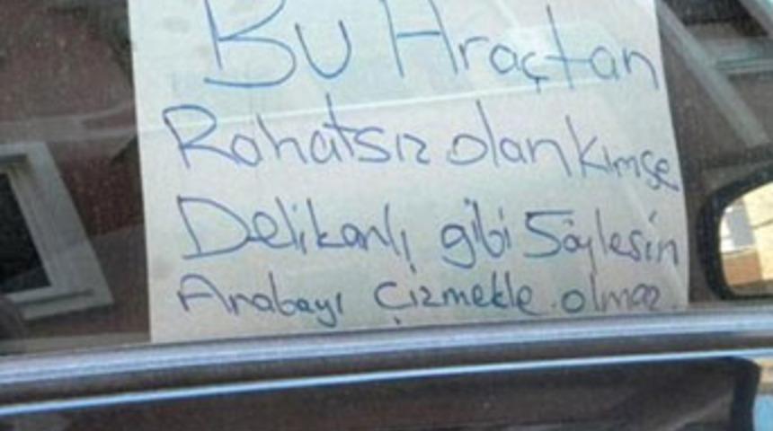Otomobili sürekli çizilince bakın ne yaptı?