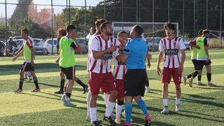 Hatay'da amatör ligde oynanan maçta çıkan kavgaya polis müdahale etti