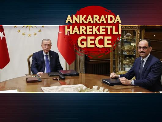 Cumhurbaşkanı Erdoğan Bakan Tunç ve MİT Başkanı Kalın ile görüştü