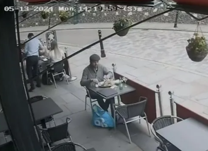 Yedi içti! Sıra hesabı ödemeye gelince böyle kaçtı... Kaçış anları saniye saniye güvenlik kamerasına yansıdı G1