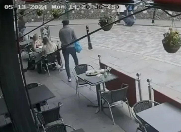 Yedi içti! Sıra hesabı ödemeye gelince böyle kaçtı... Kaçış anları saniye saniye güvenlik kamerasına yansıdı G3