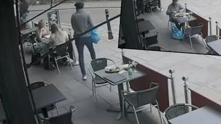 Yedi içti! Sıra hesabı ödemeye gelince böyle kaçtı... Kaçış anları saniye saniye güvenlik kamerasına yansıdı