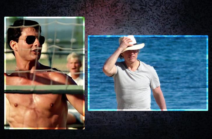 Tom Cruise denize girerken görüntülendi! Fiziği sosyal medyanın diline düştü