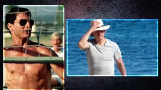 Tom Cruise denize girerken görüntülendi! Fiziği sosyal medyanın diline düştü