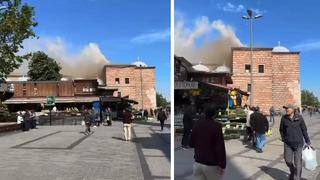 SON DAKİKA | Mısır Çarşısı'nda korkutan yangın! Çok sayıda ekip sevk edildi