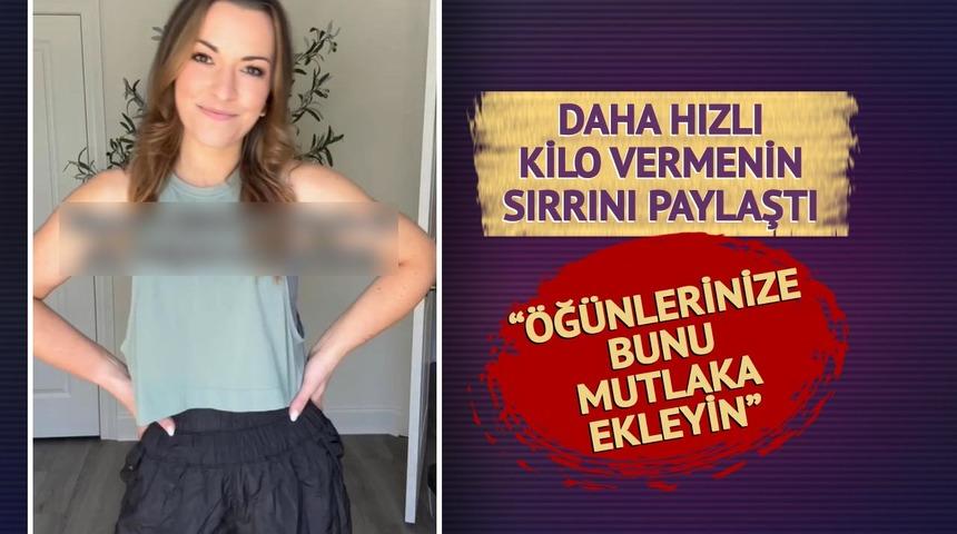 Diyet yapmadan kilo vermenin form&uuml;l&uuml;n&uuml; paylaştı! Pizza ve tatlılara veda etmeden... İşte 5 basit ipucu 'Hedefe daha hızlı ulaşacaksınız'