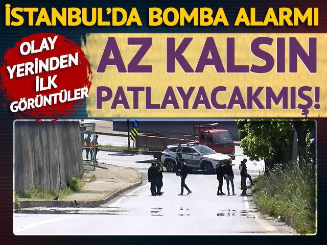 İstanbul'da metro çıkışında bomba bulundu!