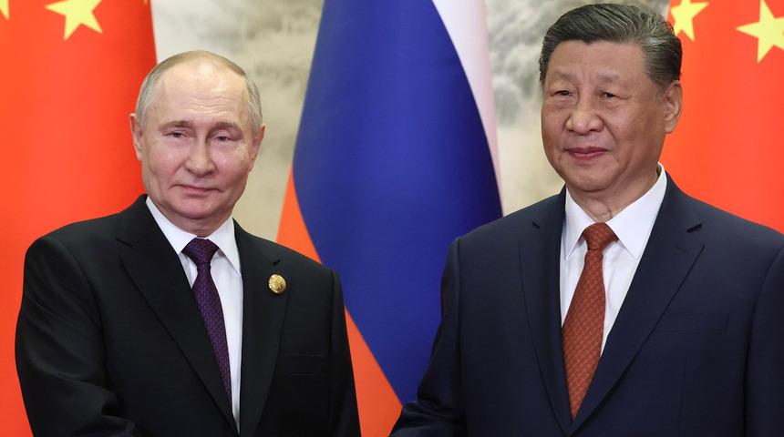 Putin Çin'de: 'Ticaret hacmimiz rekor kırdı' 