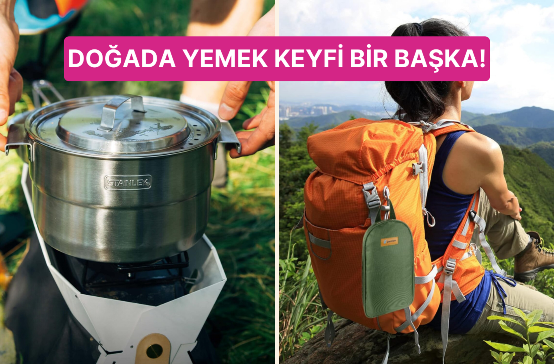 Doğada yemek hazırlarken işinizi kolaylaştıracak ekipmanlar