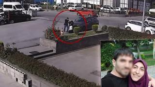 Küçükçekmece'deki eski nişanlı dehşetinin görüntüleri ortaya çıktı! Olay sonrası kuzenine mesaj atmış...