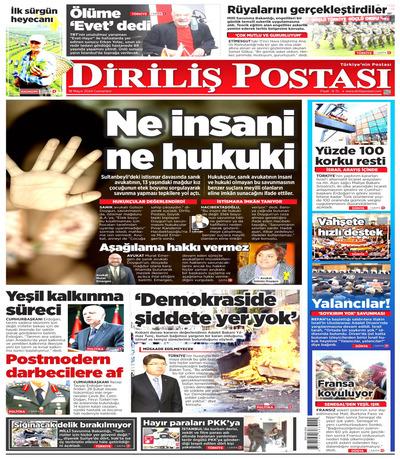Diriliş Postası
 Gazetesi oku