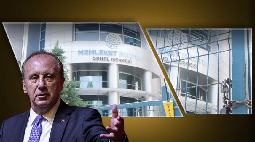 Memleket Partisi Genel Merkezi'nin kapısına vurulan kilit gündem oldu! Partiden açıklama geldi
