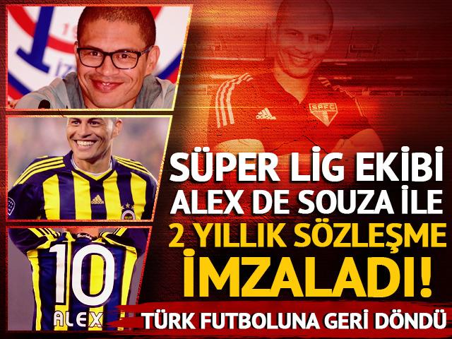 Alex de Souza Türk futboluna geri döndü!