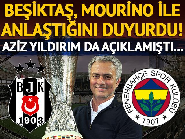 Beşiktaş, Jose Mourinho ile anlaştığını açıkladı!