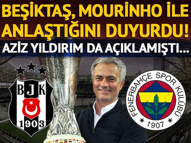 Beşiktaş, Jose Mourinho ile anlaştığını açıkladı!