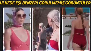 Mayolu defile tarihe geçti! Güzellik yarışmasında böyle boy gösterdiler: Suudi Arabistan'da eşi benzeri görülmemiş görüntüler