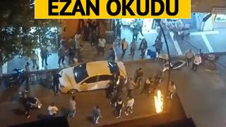 Şanlıurfa’da ilginç olay! Kavgayı ayırmak için ezan okudu: O anlar kamerada