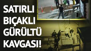 Büyükçekmece'de gürültü kavgası! Satır ve bıçakla karşı tarafın üstüne gitti, gençler ise sandalyelerle saldırdı