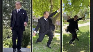 Atatürk'e benzerliğiyle tanınan kişi 19 Mayıs'ı da boş geçmedi! Zeybek oynarken videosunu paylaştı