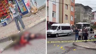 Kan donduran vahşet! Eniştelerini sokak ortasında satırla katlettiler