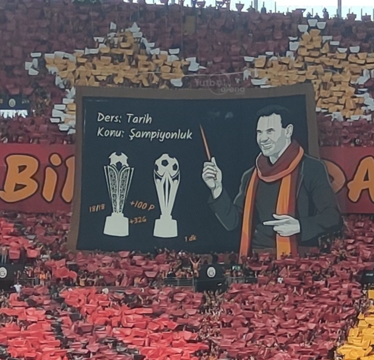 Galatasaray taraftarından Fenerbahçe derbisinde görsel şölen! Koreografiyi görenler şaşkınlığını gizleyemedi G5